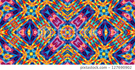 Bright abstract colorful pattern 127690902