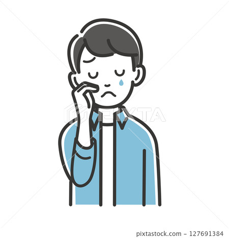 年輕人淚流滿面 年輕人淚流滿面 127691384