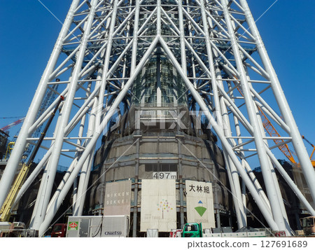 Tokyo Skytree Town under construction in Sumida Ward, Tokyo, November 2010 127691689