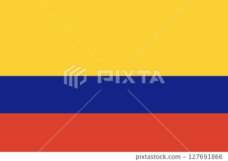 The flag of Colombia, icon, banner. 127691866