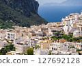 Stunning Capri Island, Italy landscape with vibrant architecture. 127692128