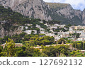 Stunning Capri Island, Italy landscape with vibrant architecture. 127692132