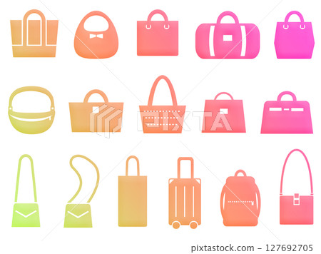 Women's and Men's Bags Fashion Materials 127692705