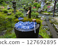 繡球花和日式氛圍 127692895