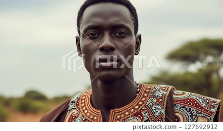 Young South Sudanese man 127692912