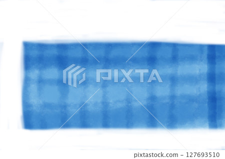 Stock Illustration: White frame and light blue gradation slide (mottled) 127693510