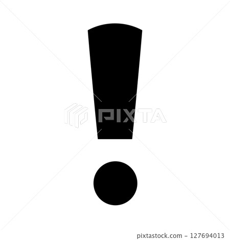 Simple exclamation mark (yellow) 127694013