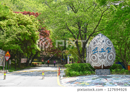 [Korea/Near Seoul] Hiking trail through the fresh greenery of Mt. Soyo 127694926