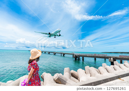 令人印象深刻的客機 17end 海灘度假村肖像 令人印象深刻的客機 17end 海灘度假村肖像 127695261