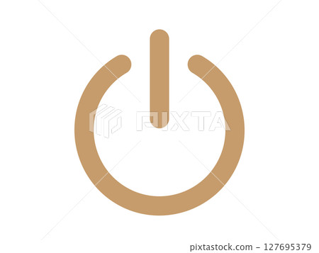 Power button icon Power button icon 127695379