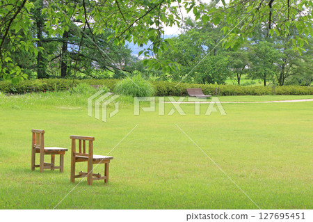 Azumino Chihiro Park in early summer Azumino Chihiro Park in early summer 127695451