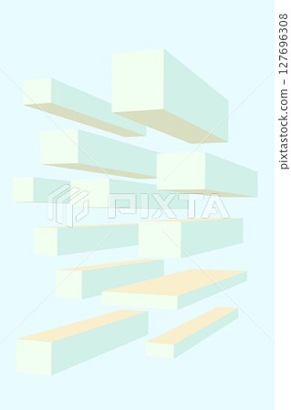 3D geometric illustration background material modern cube vector png 3D geometric illustration background material modern cube vector png 127696308