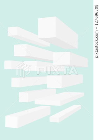 Simple black and white lines, 3D geometric shapes, illustration background material, vector png Simple black and white lines, 3D geometric shapes, illustration background material, vector png 127696309