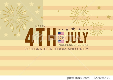 4th of July Celebrate Freedom and Unity 127696479