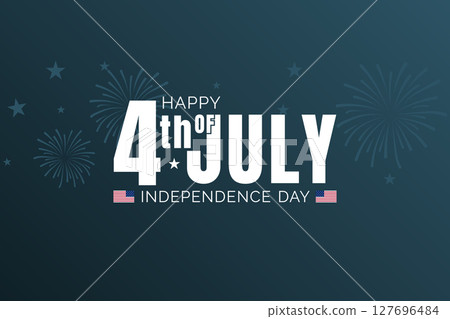 4th of July Independence Day Patriotic Card 4th of July Independence Day Patriotic Card 127696484
