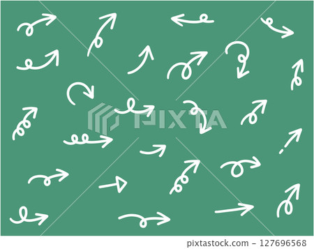Vector illustration set of hand drawn loose arrow icons. Doodle, hand drawn, simple, arrow Vector illustration set of hand drawn loose arrow icons. Doodle, hand drawn, simple, arrow 127696568