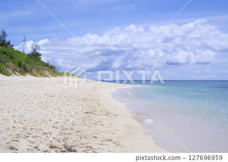 Beautiful sea and sandy beaches of Okinawa 127696959