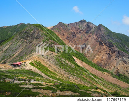 The ridgeline of Mount Nasu during a clear day in the rainy season (20250620111659) The ridgeline of Mount Nasu during a clear day in the rainy season (20250620111659) 127697159