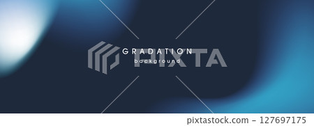 Navy blue and blue gradient background material 127697175