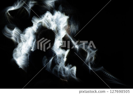 被光包圍的抽象煙霧 被光包圍的抽象煙霧 127698505