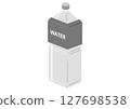 2公升塑膠瓶礦泉水的插圖 127698538