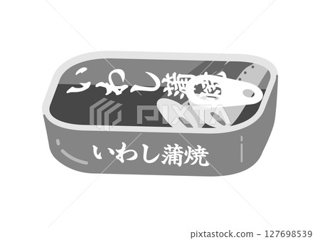 一罐烤沙丁魚的插圖 一罐烤沙丁魚的插圖 127698539