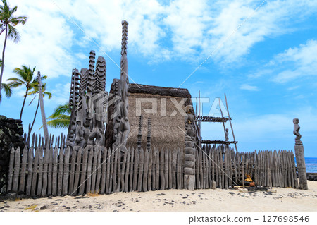 夏威夷假期：大島普烏霍努阿霍那瑙國家歷史公園 127698546