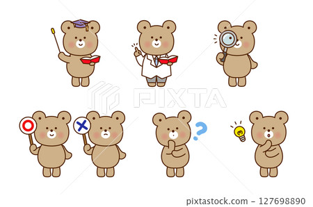 學習場景熊人物設定 學習場景熊人物設定 127698890