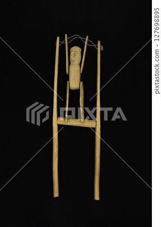 Old wooden toy Old wooden toy 127698895