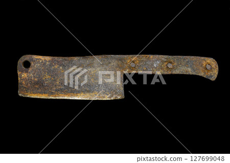 Rusty butcher knife Rusty butcher knife 127699048