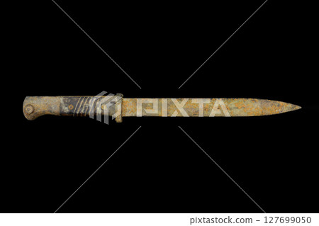 Rusty military knife 127699050