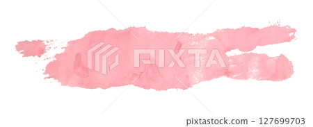 pink watercolor background. Artistic hand paint. Isolated on transparent background. pink watercolor background. Artistic hand paint. Isolated on transparent background. 127699703