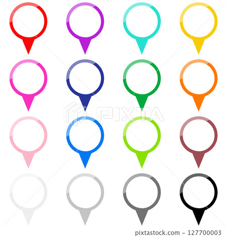 斑點放大鏡標記放大鏡圖示16色套裝 127700003