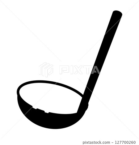 Simple icon of ladle 127700260