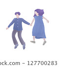 男性和女性加入手 127700283