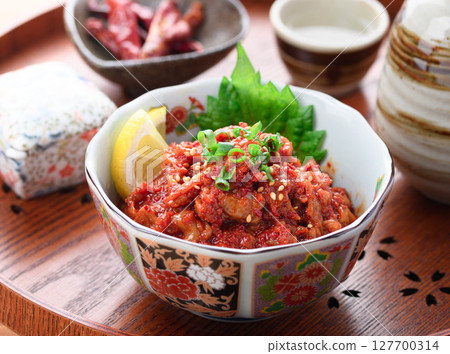 Korean food Cod Changja (Tarachanja) 127700314