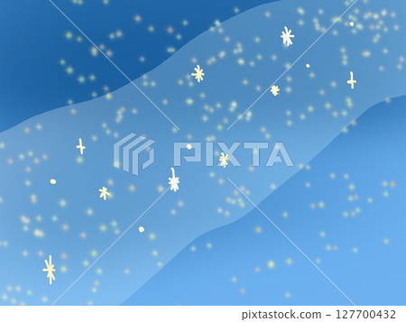 夜空的插圖,有銀河和閃閃發光的星星 夜空的插圖,有銀河和閃閃發光的星星 127700432