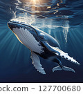 Whale in the sun 127700680