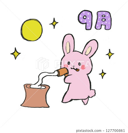 月亮觀兔 月亮觀兔 127700861