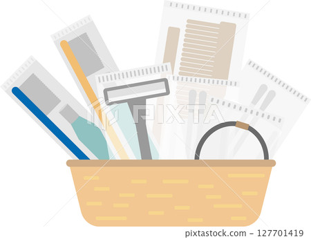 飯店等場所的便利設施套裝圖片。 127701419