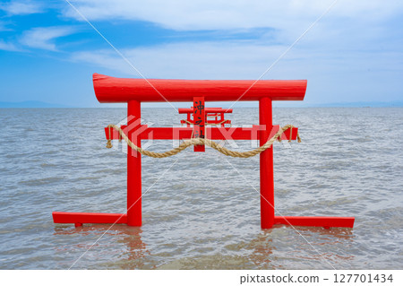 佐賀縣水中鳥居 佐賀縣水中鳥居 127701434