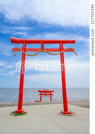 佐賀縣水中鳥居 佐賀縣水中鳥居 127701436