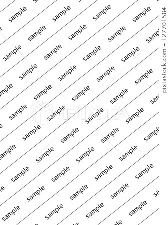 帶有用於漫畫、插圖和 SNS 帖子的示例註釋線的水印材料（透明背景 PNG） 127701584