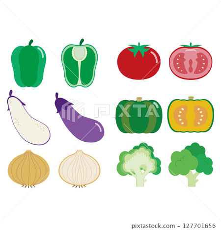 蔬菜 蔬菜橫斷面 127701656