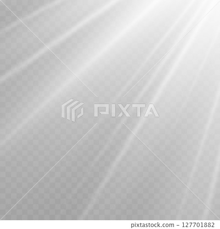 White Sun Rays and Lens Flare Effect from Corner .Vector White Sun Rays and Lens Flare Effect from Corner .Vector 127701882