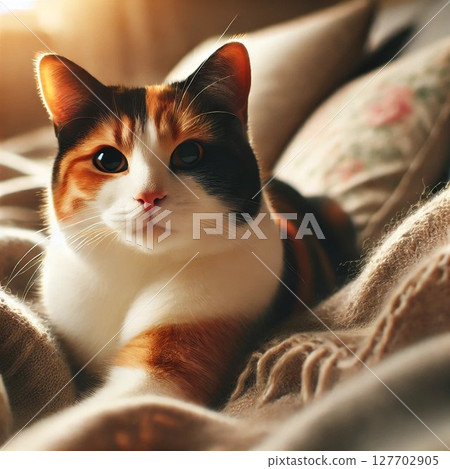 A staring kitten A staring kitten 127702905