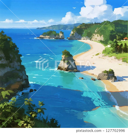 藍色的海 127702996