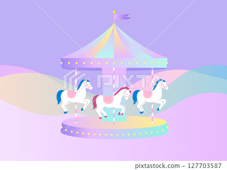 旋轉木馬_背景 旋轉木馬_背景 127703587