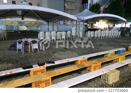 Preparation for the festival venue Preparation for the festival venue 127703660