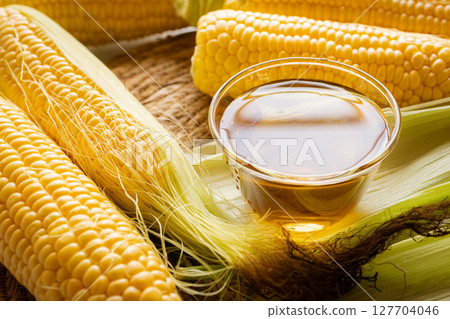 玉米鬚茶或玉米茶的圖片 127704046